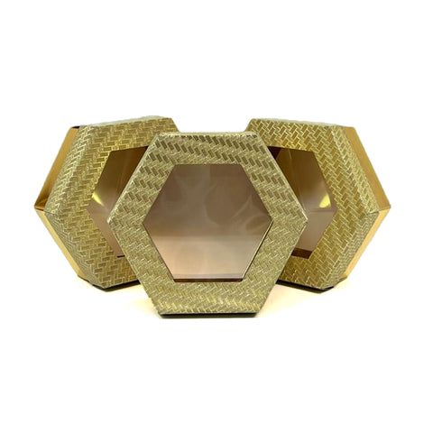 Exclusive Hexagon Gold Gift Box
