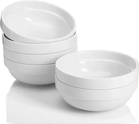 White Catering Stackable Bowl
