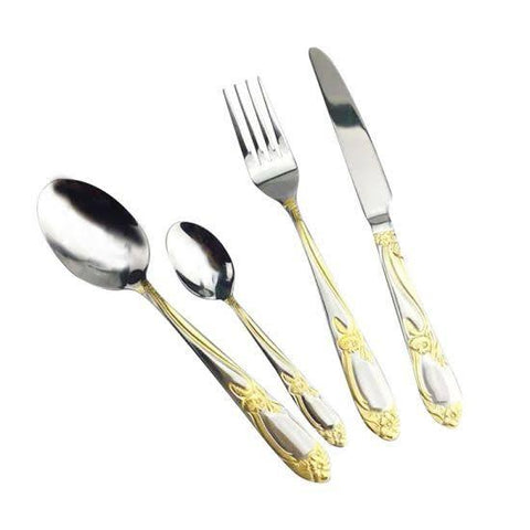 Classy Gold & Silver Cutlery