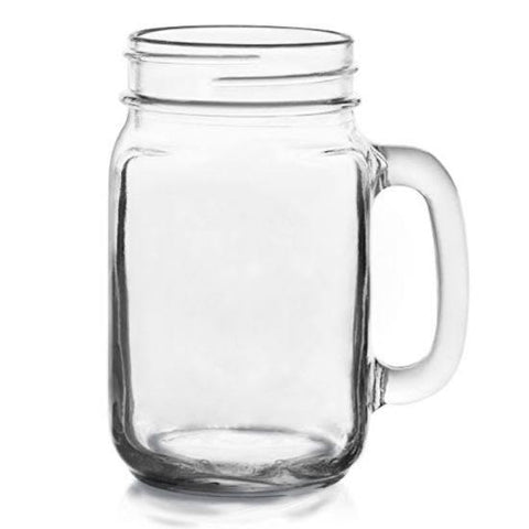 Clear Mason Jar (without lid)