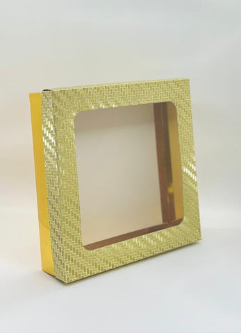 Medium Square Gold Design Gift Box