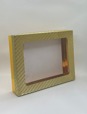 Medium Rectangular Gold Design Gift Box