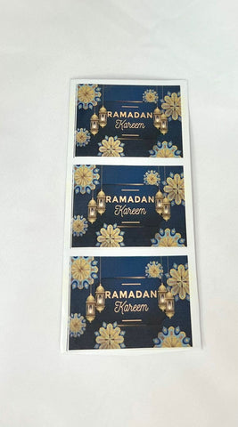 Ramadaan Mubarak/ Kareem Labels (12pcs)