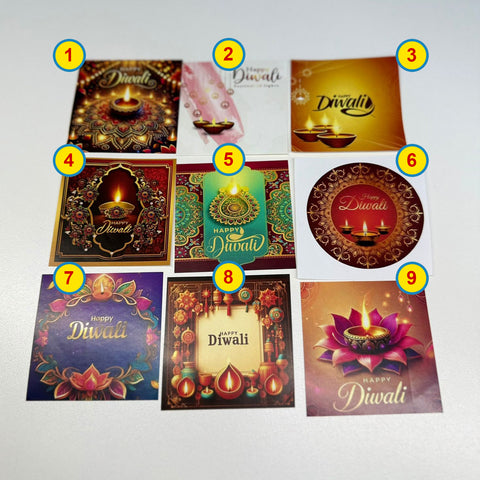 Happy Diwali Stickers (12pcs)