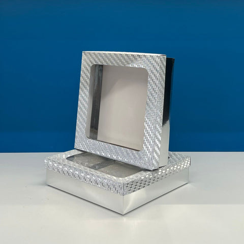 Stunning Square Silver Gift Box