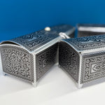 Trendy Tassle Large Gift Box Silver