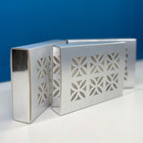 Classy Laser Cut Medium Silver Gift Boxes