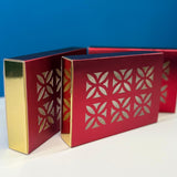 Classy Laser Cut Medium Maroon Gift Boxes