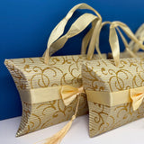 Exclusive Handbag Style Gold Gift Box