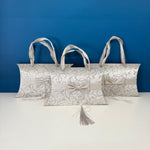 Exclusive Handbag Style Silver Gift Box