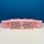 Smart Laser Cut Large Carry On Pink Gift Box
