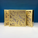 XL Laser Cut Gold Gift Box