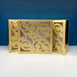 XL Laser Cut Gold Gift Box