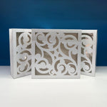 XL Laser Cut Silver Gift Box