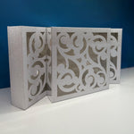 XL Laser Cut Silver Gift Box