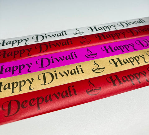 Happy Diwali Ribbons (5 meter)