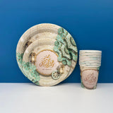 New Designer Eid Mubarak Disposable Dinner Sets (30pc)