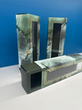 Exclusive Designer Green Marble Medium Long Gift Box