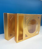 Exclusive Designer Square Gold Gift Box