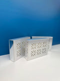 Classy Laser Cut Design Silver Gift Box