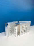 Classy Laser Cut Design Silver Gift Box