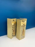 Long Laser Cut Gold Gift Box