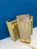 Long Laser Cut Gold Gift Box