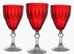 Red Diamond Stem Glass (1pc)